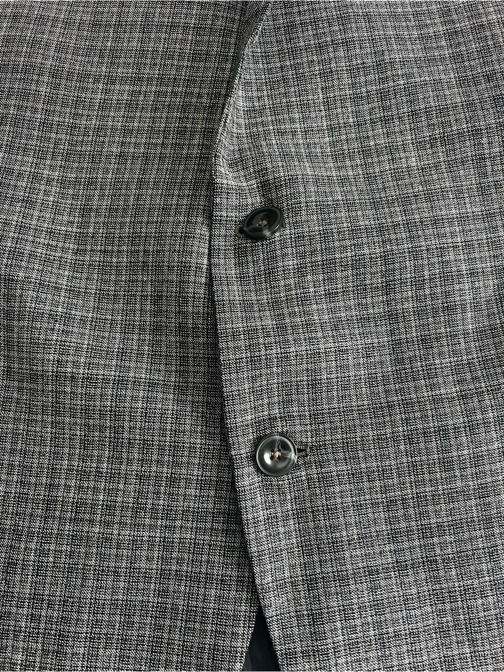 Michael Kors Men's 54R Gray Plaid Wool Blend Blazer Sport Coat